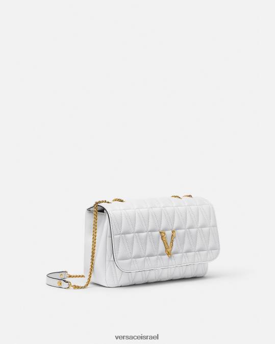 נשים Versace לבן תיק כתף וירטוס תיקים N8T2366