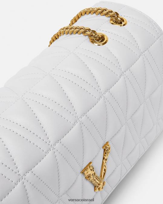 נשים Versace לבן תיק כתף וירטוס תיקים N8T2366
