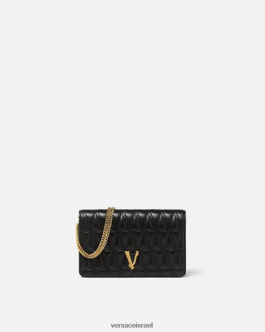 נשים Versace שָׁחוֹר וירטוס קלאץ' תיקים N8T2369
