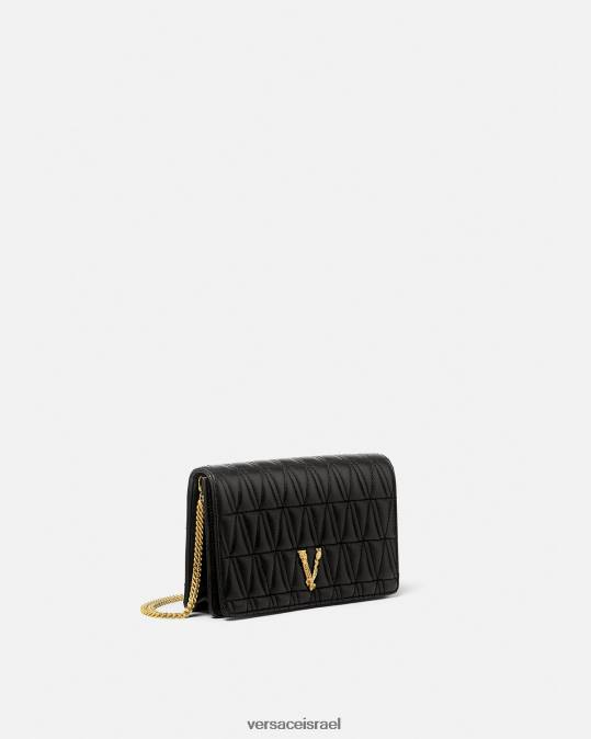 נשים Versace שָׁחוֹר וירטוס קלאץ' תיקים N8T2369