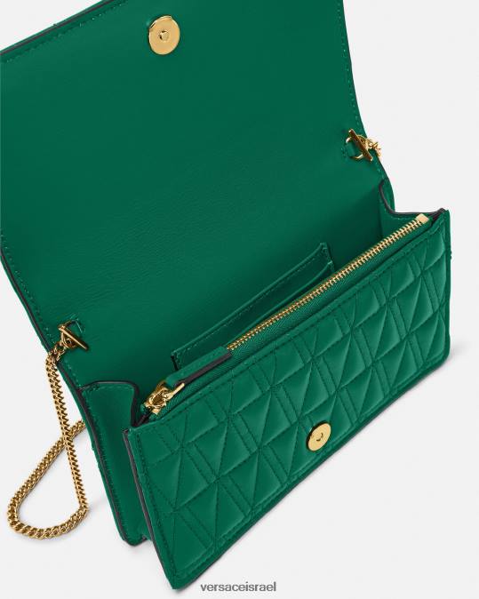 נשים Versace ירוק וירטוס קלאץ' תיקים N8T2370