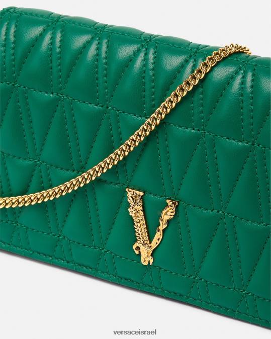 נשים Versace ירוק וירטוס קלאץ' תיקים N8T2370
