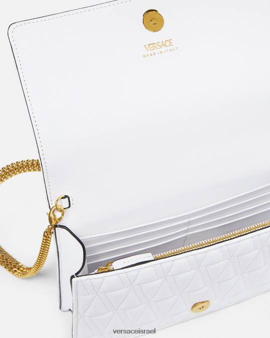נשים Versace לבן וירטוס קלאץ' תיקים N8T2371