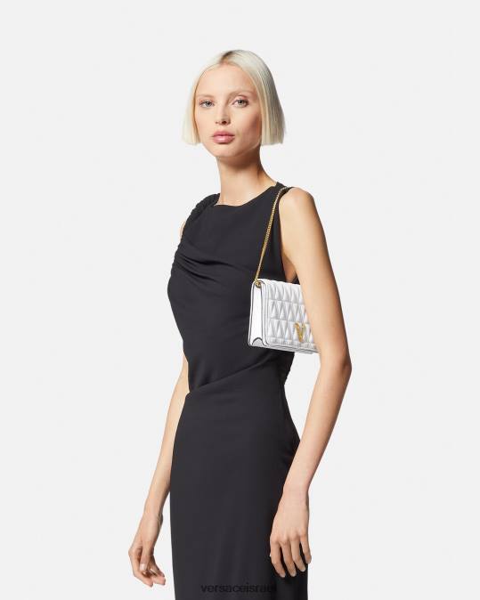 נשים Versace לבן וירטוס קלאץ' תיקים N8T2371