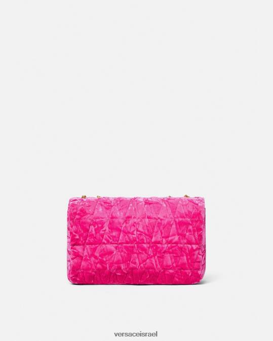 נשים Versace וָרוֹד תיק כתף וירטוס מקטיפה תיקים N8T2376