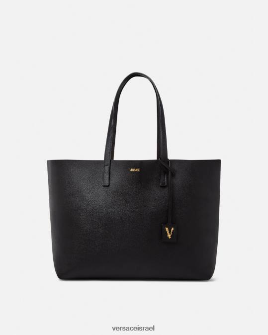 נשים Versace שָׁחוֹר תיק וירטוס תיקים N8T2379