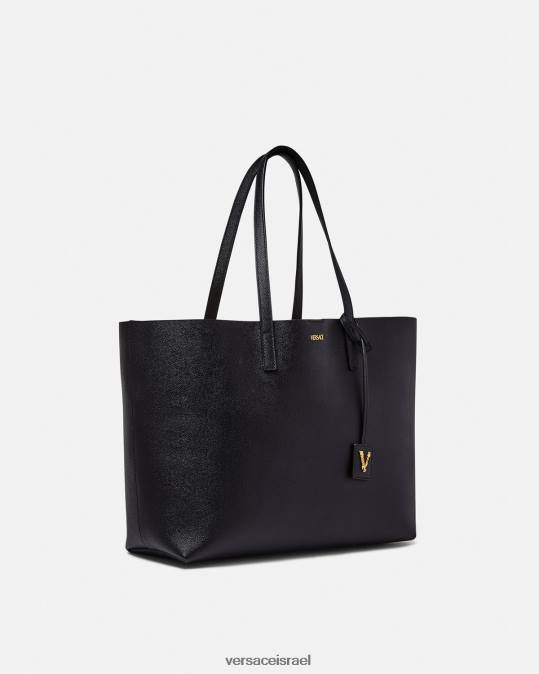 נשים Versace שָׁחוֹר תיק וירטוס תיקים N8T2379