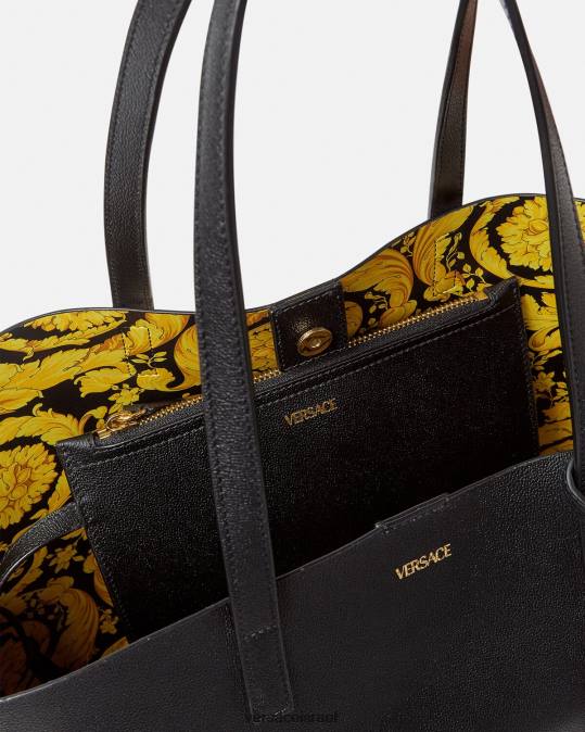 נשים Versace שָׁחוֹר תיק וירטוס תיקים N8T2379