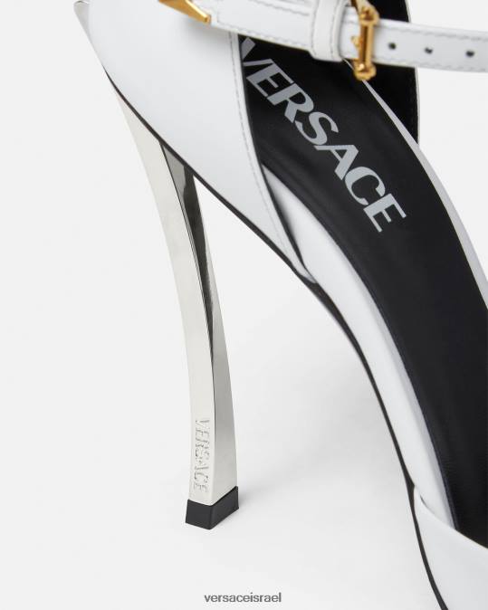 נשים Versace לבן משאבות נקודתיות נַעַל N8T2395