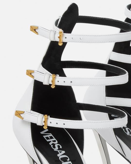 נשים Versace לבן משאבות נקודתיות נַעַל N8T2395