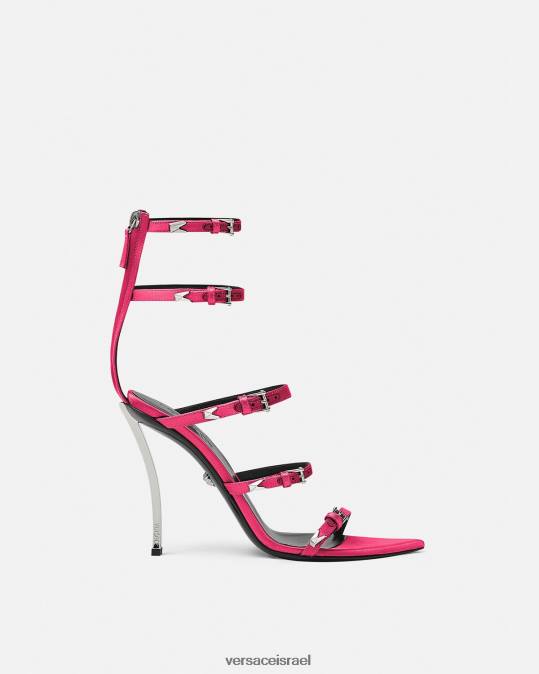 נשים Versace ורוד פוקסיה סנדלים נקודתיים נַעַל N8T2397