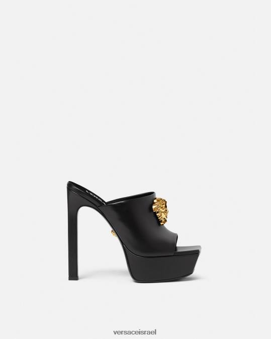 נשים Versace שָׁחוֹר לה מדוזה פרדות פלטפורמה נַעַל N8T2448