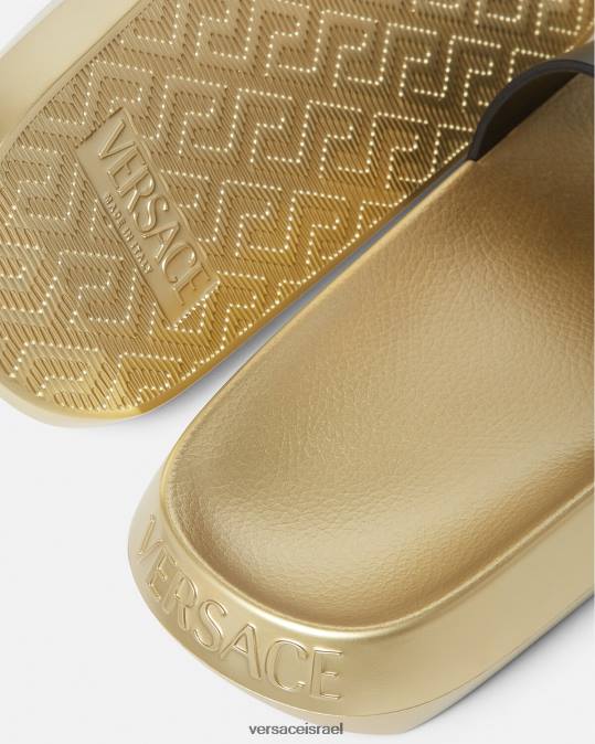 נשים Versace שָׁחוֹר מגלשות לה מדוזה נַעַל N8T2452