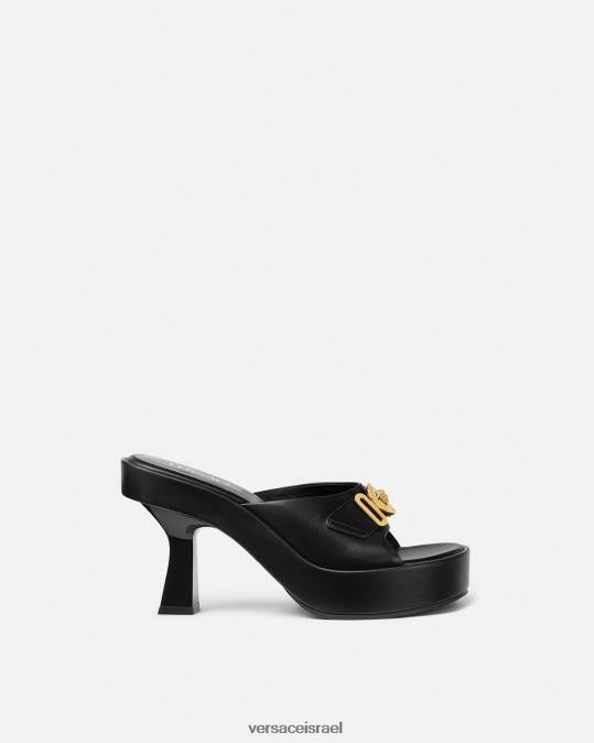 נשים Versace שָׁחוֹר מדוזה ביגי פרדות נַעַל N8T2470