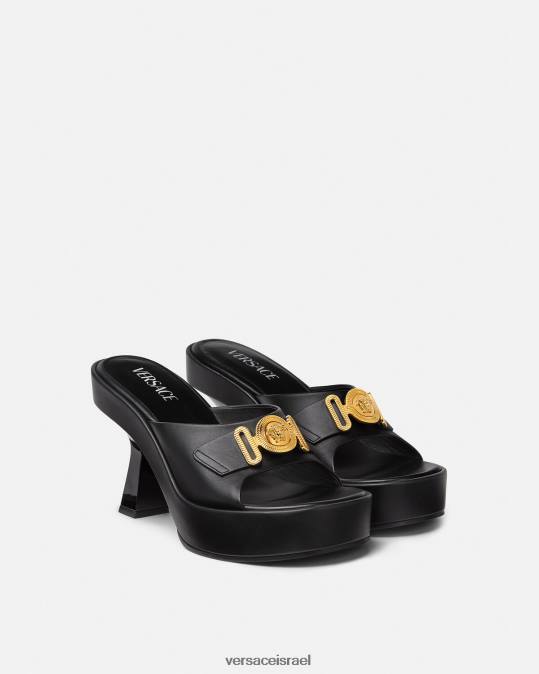 נשים Versace שָׁחוֹר מדוזה ביגי פרדות נַעַל N8T2470