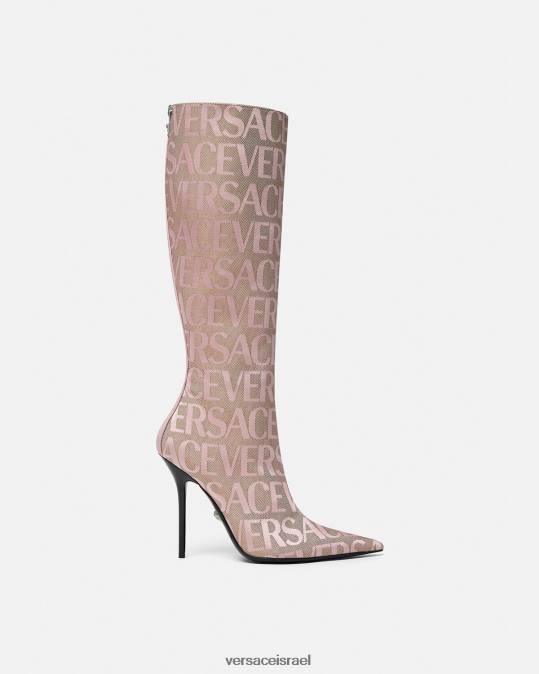 נשים Versace וָרוֹד מגפיים בגובה הברך נַעַל N8T2476