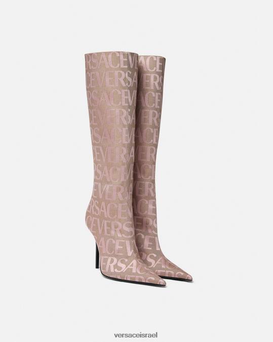 נשים Versace וָרוֹד מגפיים בגובה הברך נַעַל N8T2476