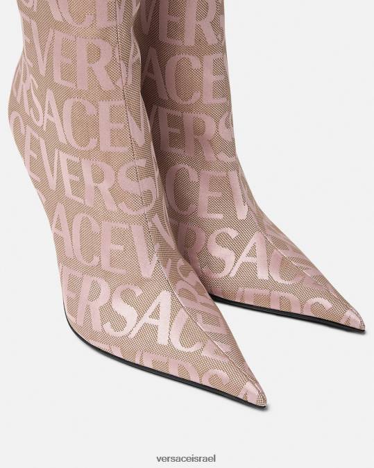 נשים Versace וָרוֹד מגפיים בגובה הברך נַעַל N8T2476
