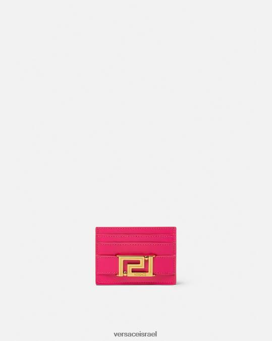 נשים Versace וָרוֹד מחזיק כרטיס אלת גרקה אביזרים N8T2561