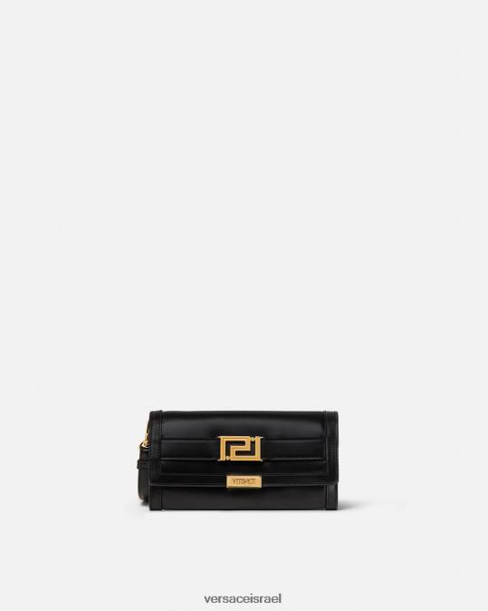 נשים Versace שָׁחוֹר ארנק אלת גרקה אביזרים N8T2565