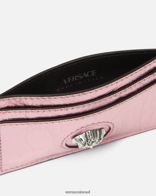 נשים Versace וָרוֹד מחזיק כרטיס לה מדוזה מתכתי אביזרים N8T2571