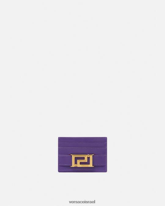נשים Versace סָגוֹל מחזיק כרטיס אלת גרקה אביזרים N8T2579
