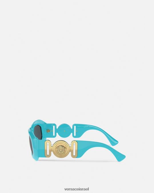נשים Versace כְּחוֹל משקפי שמש מקסי מדוזה ביגי אביזרים N8T2594