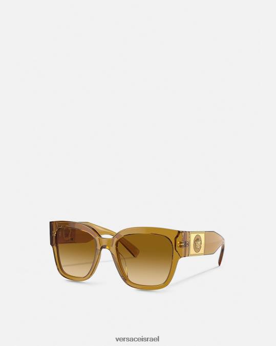 נשים Versace בז' משקפי שמש בריבוע של מייסי אביזרים N8T2622