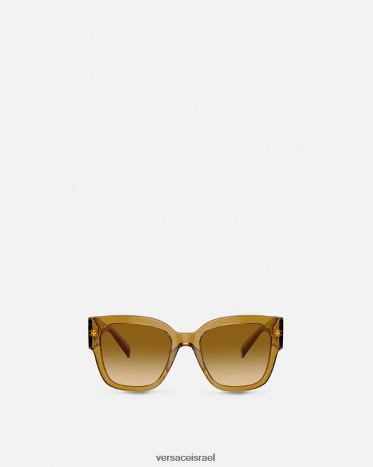 נשים Versace בז' משקפי שמש בריבוע של מייסי אביזרים N8T2622