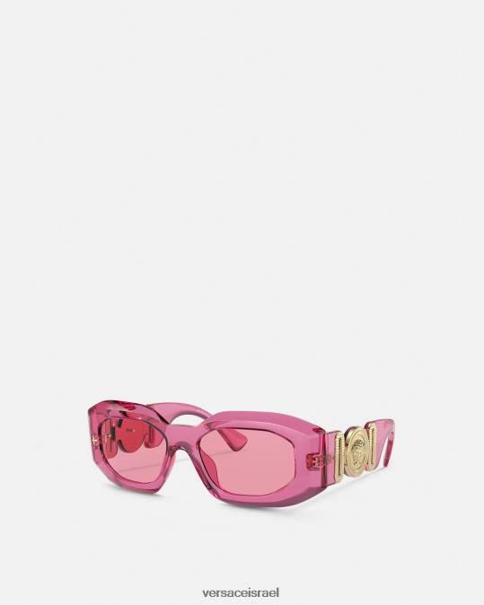 נשים Versace וָרוֹד משקפי שמש מקסי מדוזה ביגי אביזרים N8T2638