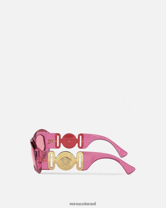 נשים Versace וָרוֹד משקפי שמש מקסי מדוזה ביגי אביזרים N8T2638