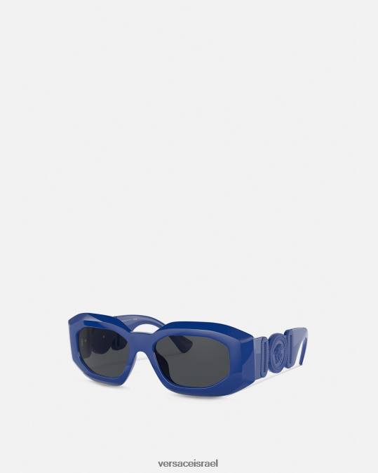 נשים Versace כְּחוֹל משקפי שמש מקסי מדוזה ביגי אביזרים N8T2693