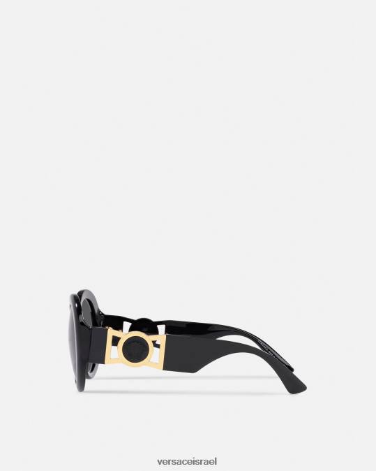 נשים Versace שָׁחוֹר משקפי שמש מדוזה פרפר אביזרים N8T2700