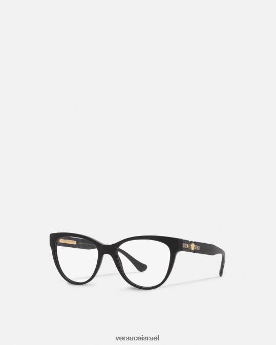 נשים Versace שָׁחוֹר משקפי מדוזה אביזרים N8T2709