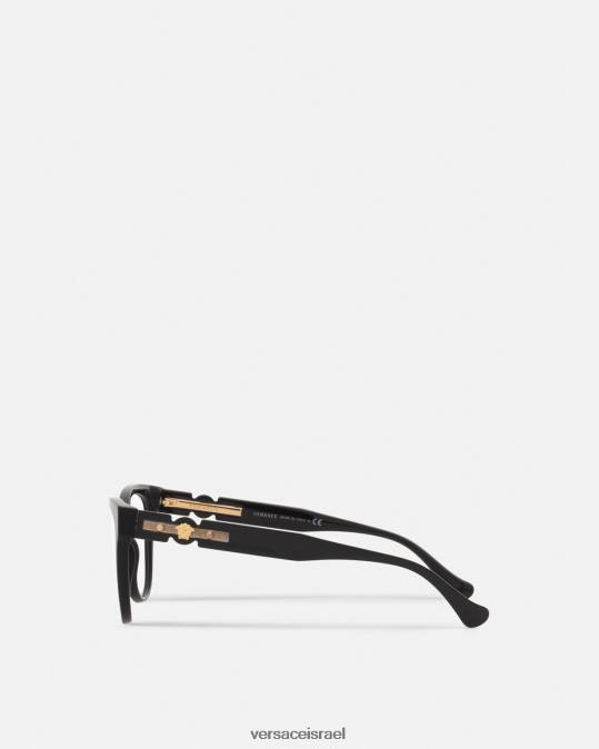 נשים Versace שָׁחוֹר משקפי מדוזה אביזרים N8T2709