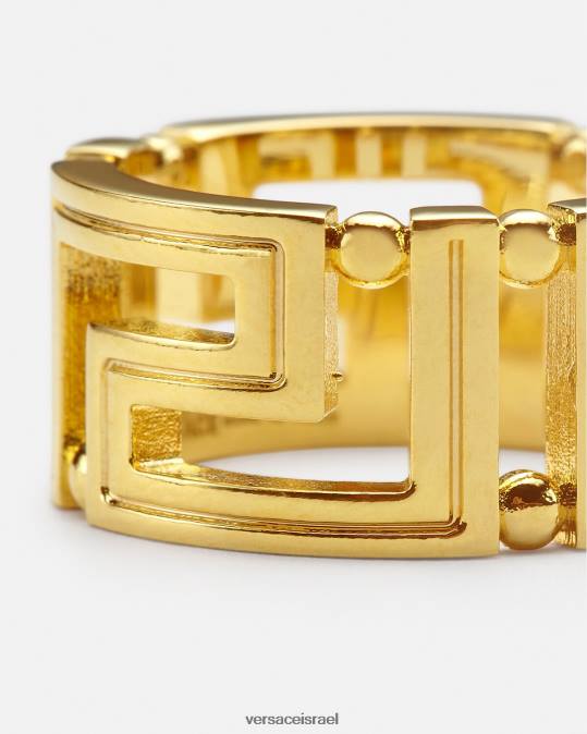 נשים Versace זהב טבעת גרקה אביזרים N8T2753