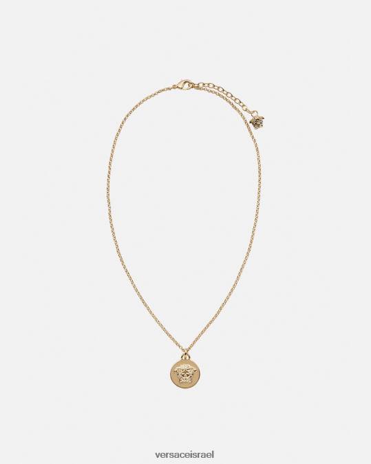 נשים Versace זהב שרשרת תליון מדוזה אביזרים N8T2770