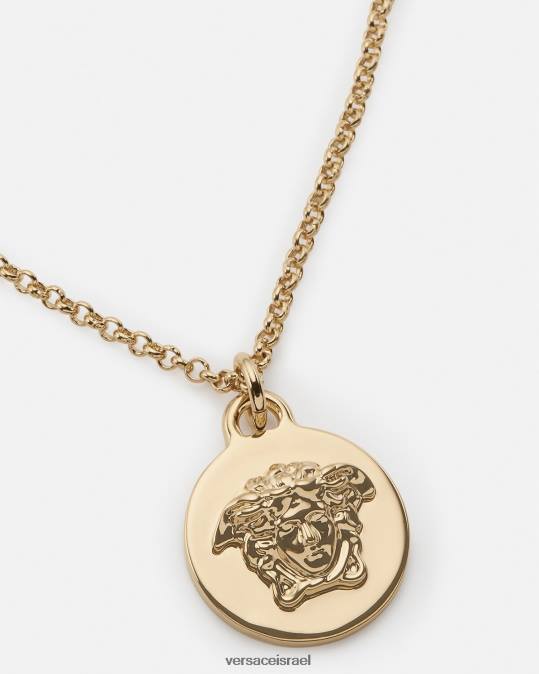 נשים Versace זהב שרשרת תליון מדוזה אביזרים N8T2770
