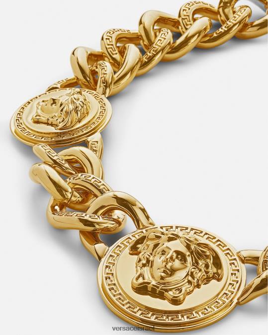 נשים Versace זהב שרשרת מדוזה אביזרים N8T2784