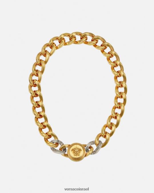 נשים Versace זהב שרשרת מדוזה אביזרים N8T2785