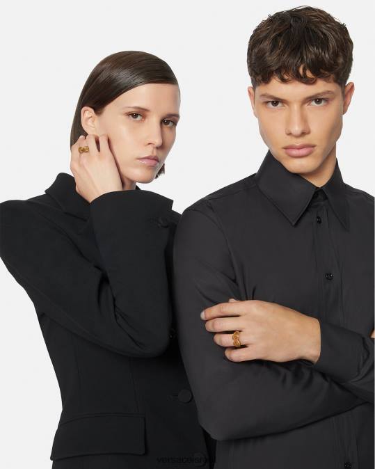 נשים Versace מחווה זהב טבעת מדוזה מחווה אביזרים N8T2795