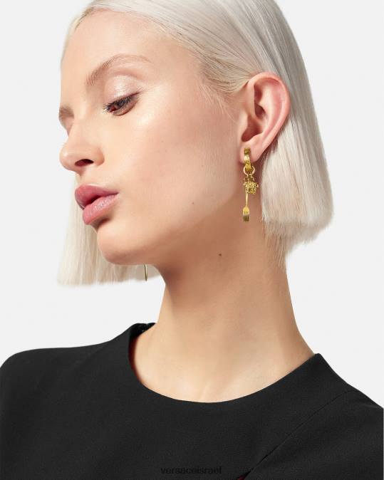 נשים Versace זהב עגילי סכו