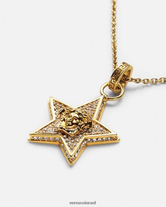 נשים Versace זהב שרשרת קריסטל גלקסי אביזרים N8T2822