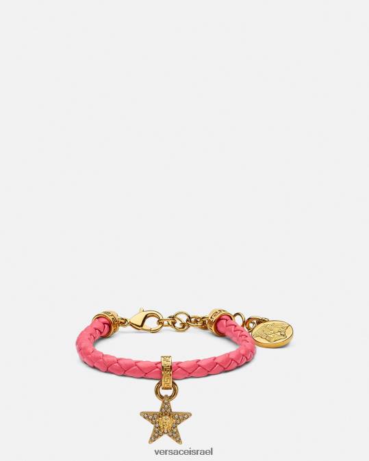 נשים Versace וָרוֹד צמיד עור גלקסי אביזרים N8T2842