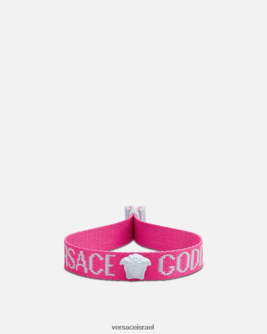 נשים Versace ורוד פוקסיה צמיד פסטיבל האלה אביזרים N8T2854