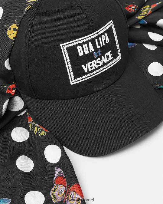 נשים Versace הדפס כובע בייסבול פרפרים אביזרים N8T2859
