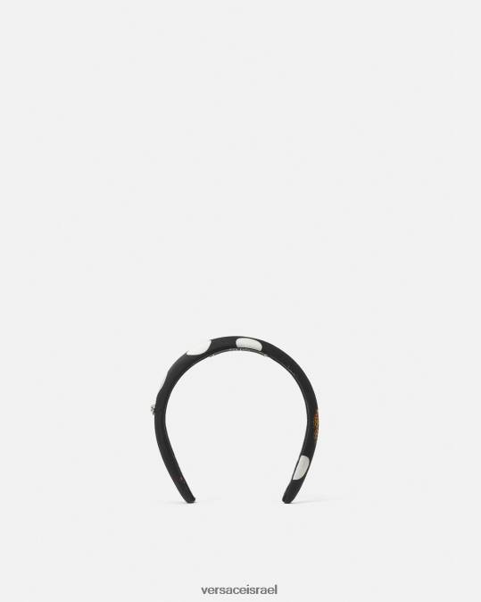 נשים Versace שָׁחוֹר סרט פרפרים אביזרים N8T2860