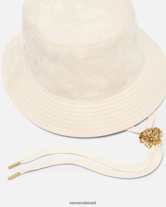 נשים Versace בז' כובע דלי צללית בארוקו אביזרים N8T2870