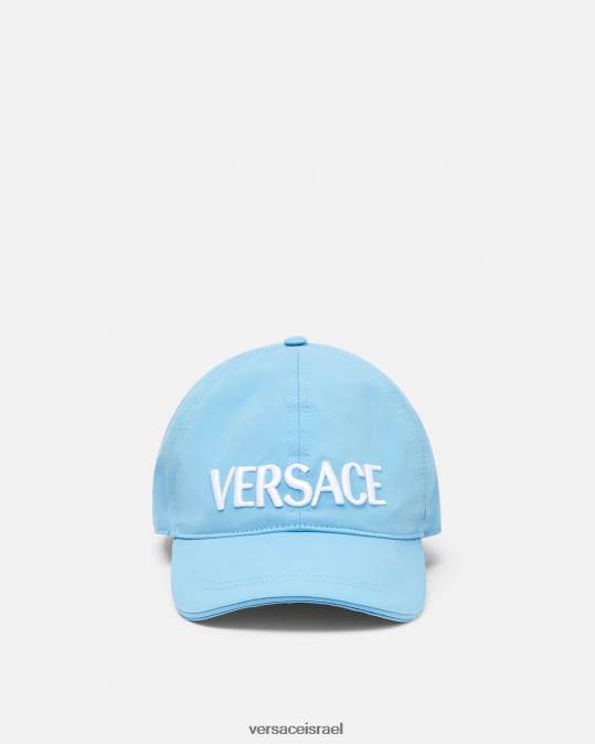 נשים Versace כחול בהיר כובע בייסבול לוגו אביזרים N8T2872