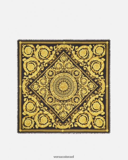 נשים Versace הדפס צעיף של תערובת קשמיר ברוק אביזרים N8T2900